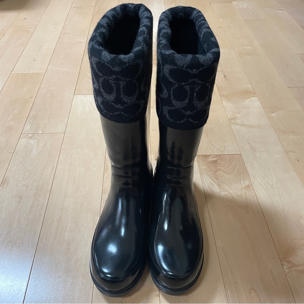 Authentic Coach Rain Boots